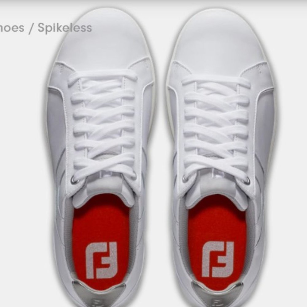 FootJoy Links White Golf Shoes